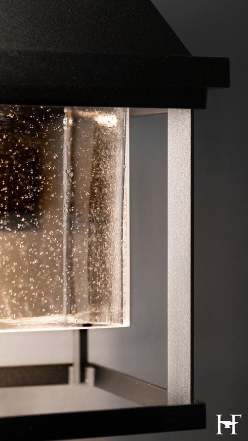 Hubbardton Forge Dorset Small Dark Sky Friendly Outdoor Sconce in Coastal Oil Rubbed Bronze Finish Model: 305201-SKT-14-II0831
