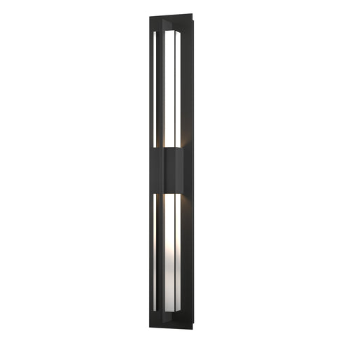Hubbardton Forge Double Axis Large LED Outdoor Sconce in Coastal Oil Rubbed Bronze Finish Model: 306425-LED-14-ZM0333