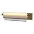 Hubbardton Forge Draped Glass LED Bath Bar in Black Finish Model: 202225-LED-10-ZS0740