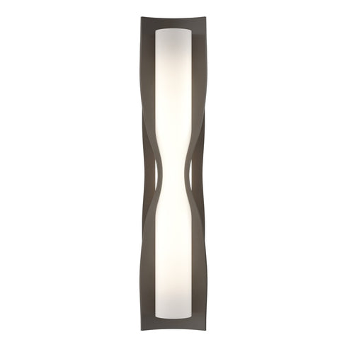 Hubbardton Forge Dune Large Sconce in Bronze Finish Model: 204795-SKT-05-GG0347