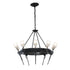 Hubbardton Forge Echo 10 Light Circular Chandelier Model: 101525-SKT-02-YC0369