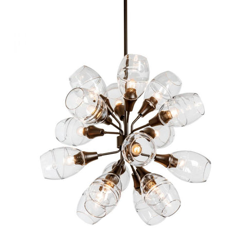 Hubbardton Forge Ensemble 16 Light Orb Pendant Model: 134516-SKT-MULT-05-ZM0621