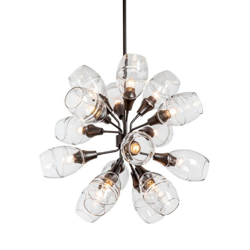Hubbardton Forge Ensemble 16 Light Orb Pendant Model: 134516-SKT-MULT-05-ZM0621