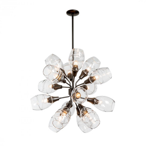 Hubbardton Forge Ensemble 16 Light Orb Pendant Model: 134516-SKT-MULT-05-ZM0621
