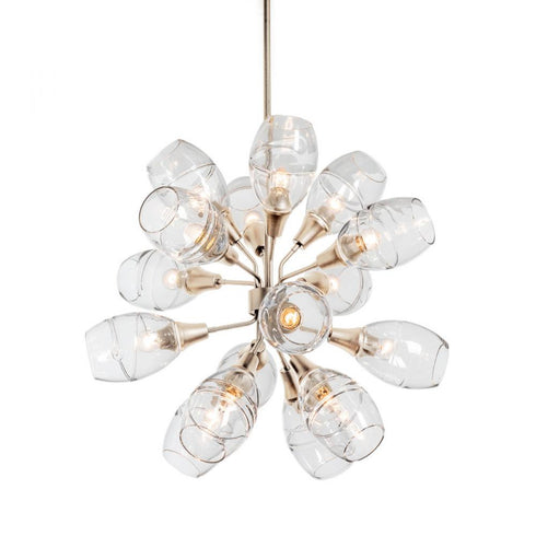 Hubbardton Forge Ensemble 16 Light Orb Pendant Model: 134516-SKT-MULT-05-ZM0621