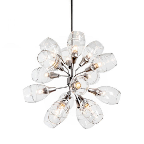 Hubbardton Forge Ensemble 16 Light Orb Pendant Model: 134516-SKT-MULT-05-ZM0621