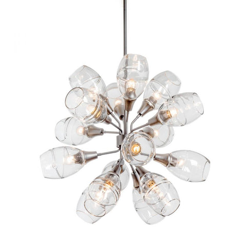 Hubbardton Forge Ensemble 16 Light Orb Pendant Model: 134516-SKT-MULT-05-ZM0621