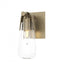 Hubbardton Forge Eos 1 Light Bath Sconce in Black Finish Model: 201330-SKT-10-ZM0718
