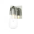Hubbardton Forge Eos 1 Light Bath Sconce in Black Finish Model: 201330-SKT-10-ZM0718