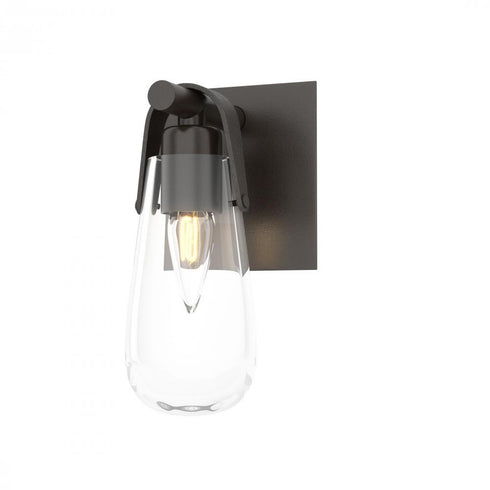 Hubbardton Forge Eos 1 Light Bath Sconce in Black Finish Model: 201330-SKT-10-ZM0718