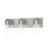 Hubbardton Forge Eos 3 Light Bath Sconce in Black Finish Model: 201332-SKT-10-ZM0718