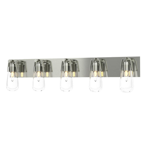 Hubbardton Forge Eos 5 Light Bath Sconce in Black Finish Model: 201333-SKT-10-ZM0718