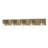 Hubbardton Forge Eos 5 Light Bath Sconce in Black Finish Model: 201333-SKT-10-ZM0718