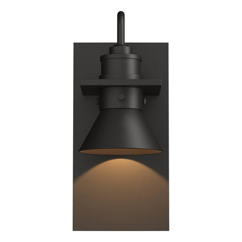 Hubbardton Forge Erlenmeyer Dark Sky Friendly Outdoor Sconce in Coastal Oil Rubbed Bronze Finish Model: 307716-SKT-14-14