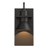 Hubbardton Forge Erlenmeyer Dark Sky Friendly Outdoor Sconce in Coastal Oil Rubbed Bronze Finish Model: 307716-SKT-14-14