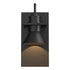 Hubbardton Forge Erlenmeyer Dark Sky Friendly Outdoor Sconce in Coastal Oil Rubbed Bronze Finish Model: 307716-SKT-14-14