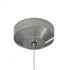 Hubbardton Forge Erlenmeyer Large Low Voltage Mini Pendant in Vintage Platinum Finish Model: 161065-SKT-STND-82-ZM0349