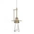 Hubbardton Forge Erlenmeyer Large Low Voltage Mini Pendant in Vintage Platinum Finish Model: 161065-SKT-STND-82-ZM0349