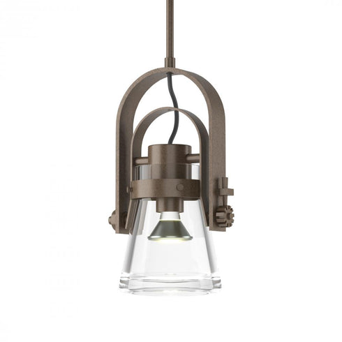 Hubbardton Forge Erlenmeyer Large Mini Pendant in Bronze Finish Model: 187200-SKT-MULT-05-ZM0467