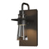 Hubbardton Forge Erlenmeyer Small Outdoor Sconce in Coastal Oil Rubbed Bronze Finish Model: 307710-SKT-14-ZM0343