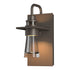Hubbardton Forge Erlenmeyer Small Outdoor Sconce in Coastal Oil Rubbed Bronze Finish Model: 307710-SKT-14-ZM0343