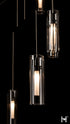 Hubbardton Forge Exos 10 Light Mobile Pendant ink Finish Model: 131154-SKT-STND-89-ZM0065