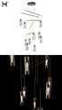 Hubbardton Forge Exos 10 Light Mobile Pendant ink Finish Model: 131154-SKT-STND-89-ZM0065