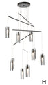 Hubbardton Forge Exos 10 Light Mobile Pendant ink Finish Model: 131154-SKT-STND-89-ZM0065