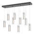 Hubbardton Forge Exos 10 Light Rectangular Pendant Model: 131204-SKT-STND-85-ZM0065