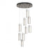 Hubbardton Forge Exos 9 Light Round Pendant Model: 131104-SKT-STND-14-GG0065