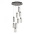 Hubbardton Forge Exos 9 Light Round Pendant Model: 131104-SKT-STND-14-GG0065