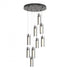 Hubbardton Forge Exos 9 Light Round Pendant Model: 131104-SKT-STND-14-GG0065