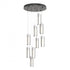 Hubbardton Forge Exos 9 Light Round Pendant Model: 131104-SKT-STND-14-GG0065