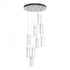 Hubbardton Forge Exos 9 Light Round Pendant Model: 131104-SKT-STND-14-GG0065
