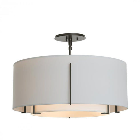 Hubbardton Forge Exos Double Shade Semi Flush Model: 126503-SKT-14-SF1590-SE2290