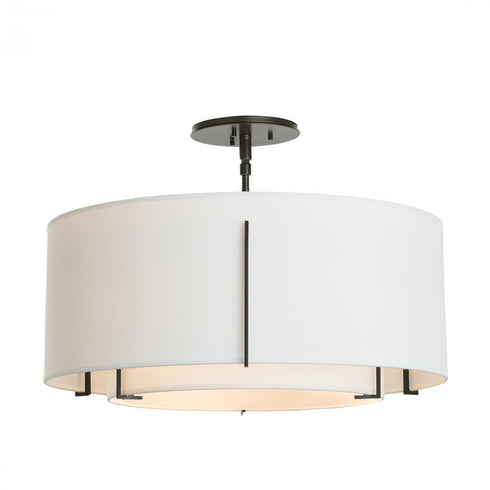 Hubbardton Forge Exos Double Shade Semi Flush Model: 126503-SKT-14-SF1590-SE2290