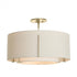 Hubbardton Forge Exos Double Shade Semi Flush Model: 126503-SKT-86-SF1590-SA2290