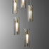 Hubbardton Forge Exos Glass 5 Light Pendant Model: 131124-SKT-LONG-20-ZM0065