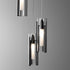 Hubbardton Forge Exos Glass 5 Light Pendant Model: 131124-SKT-STND-85-GG0065