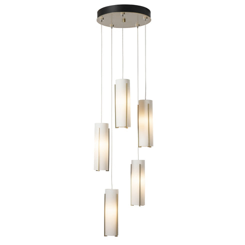 Hubbardton Forge Exos Glass 5 Light Pendant Model: 131124-SKT-STND-85-GG0065