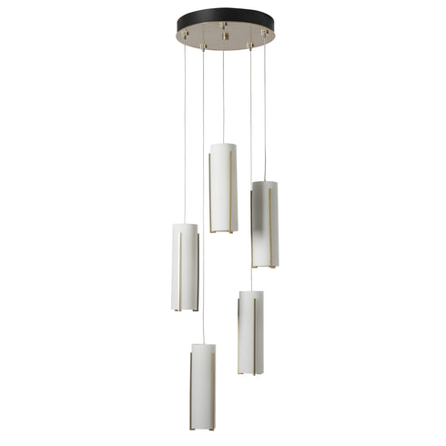 Hubbardton Forge Exos Glass 5 Light Pendant Model: 131124-SKT-STND-85-GG0065