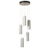 Hubbardton Forge Exos Glass 5 Light Pendant Model: 131124-SKT-STND-85-GG0065