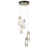 Hubbardton Forge Exos Glass 5 Light Pendant Model: 131124-SKT-STND-85-GG0065