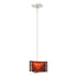 Hubbardton Forge Exos Glass Exos Delta Mini Pendant in Bronze Finish Model: 188100-SKT-MULT-05-AA0156