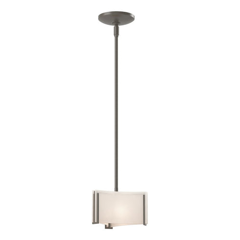 Hubbardton Forge Exos Glass Exos Delta Mini Pendant in Bronze Finish Model: 188100-SKT-MULT-05-AA0156
