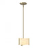Hubbardton Forge Exos Glass Exos Delta Mini Pendant in Bronze Finish Model: 188100-SKT-MULT-05-AA0156
