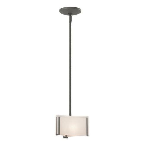 Hubbardton Forge Exos Glass Exos Delta Mini Pendant in Bronze Finish Model: 188100-SKT-MULT-05-AA0156