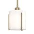 Hubbardton Forge Exos Glass Exos Small Mini Pendant in Bronze Finish Model: 187650-SKT-MULT-05-GG0140