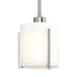 Hubbardton Forge Exos Glass Exos Small Mini Pendant in Bronze Finish Model: 187650-SKT-MULT-05-GG0140