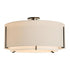 Hubbardton Forge Exos Large Double Shade Semi Flush Model: 126505-SKT-10-SF2290-SJ2899